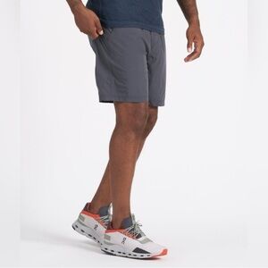NWT Vuori Men's Kore Short 7" Unlined in Charcoal- XL